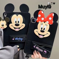 Fashion Cartoon Funny Cute Mickey&amp;Minnie Couples For IPad10.2 Shell Ipad10th Cover Mini4/5 Mni6 Case Ipad Air1/2 Cover Air4/5 10.9 Anti-fall Case Pro11 Silicone Cover Ipad5th Shell