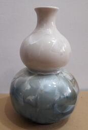 早期花瓶水瓶-結晶釉葫蘆造型-民國82年