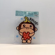 ［ KOBBE ］ 透明雙面貼紙 大貼紙 防水貼紙 行李箱貼紙 篋貼紙 耐水貼紙 防水貼紙 防光貼紙 耐光貼紙 大貼紙  馬騮仔防水貼紙 馬騮仔行李箱貼紙 馬騮仔篋貼紙 馬騮仔 馬騮 猴子 香蕉馬騮仔