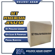 Set Lengkap Peralatan Pengurusan Jenazah Muslim & Mulimah / Kit Pengurusan Jenazah / Set Jenazah Kai