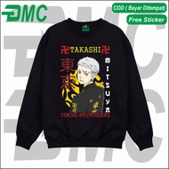 Sweater Anime Tokyo Revengers Mitsuya Takashi Crewneck Jaket Anime
