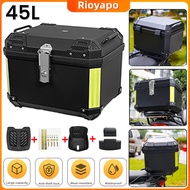 Top Box Motorcycle 45L Lock ABS Box Motorcycle Top Box 45L Waterproof ALUMINIUM PREMIUM LOCK Box