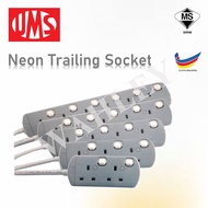 UMS Neon Trailing Socket (2 gang/ 3 gang/ 4 gang/ 5 gang/ 6 gang)( 8213N-2Y / 8313N-2Y / 8413N-2Y / 
