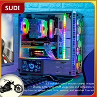 sudi AIDA64 3.5-inch Computer Temp Monitor - USB Mini Screen  CPU/RAM Data ARGB Case Secondary Theme