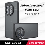 For OnePlus13 OnePlus 13 13R R Casing No Yellowing  Matte Transparent Hard Acrylic Phone Case Cover