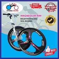 Magnesium Sport Rim 20" Basikal Bicycle (F&R)  3 Batang Sport Rim Basikal (Sepasang)