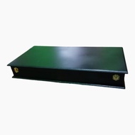 Wooden Box, storage Box, size 56, 25, 9 cm, gloss black