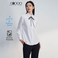 G2000 เสื้อเชิ้ตแบบทางการสำหรับผู้หญิง ทรง Slim Fit รุ่น 4622200300 WHITE