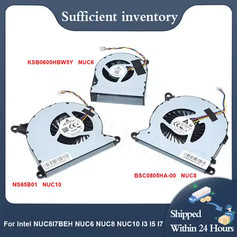 New CPU Cooling Fan For Intel NUC6I7KYK NUC8I7BEH NUC6 NUC8 NUC10 I3 I5 I7 DC5V 0.6A KSB0605HB KSB06