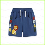 HK2 Summer Children Shorts European Style Lion Cartoon Embroidery Boys Pants HK2