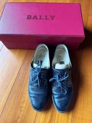BALLY 真皮深藍色牛津鞋