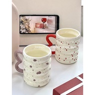 Instagram Korean donut mug Home ceramic couple water mug Office coffee milk mug