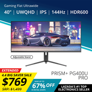 PRISM+ PG400U PRO 40 IPS 144Hz 1ms UWQHD 120% sRGB Adaptive-Sync Pro Gaming Monitor [3440 x 1440]