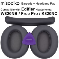 Replacement ear pads for Edifier W820NB, Free Pro, and K820NC headphones  Pad telinga pengganti untu