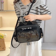 Ita Bag Backpack Clear Window For Pin Spacious Organized For Daily Essential School
