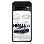 Hybrid Case Google PIXEL 8 Pro 8 7 Pro 7 7A 6 Pro 6 6A 5 4 XL 4 4A 3 XL 3 3A Nissan GTP R35