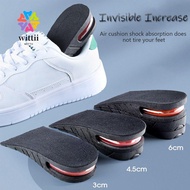 WITTII Elevator Shoes Cushion Sneakers Heighten  Half Insoles