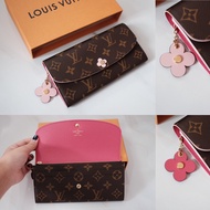 Original - LV Louis Vuitton Emilie Blooms Monogram Dompet Wallet