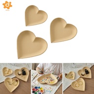 [Lacooppia2] Decorative Wooden Heart-shaped Bowl, Perfume And Jewelry Holder, Unfinished Wooden Tray