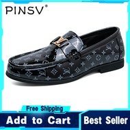 TOP☆PINSV Men's Casual Leather Shoes Dress Shoes Men's Fashion High Heels Leather Shoes Men's Casual Shoes Beanie Shoes Men's Casual British Outdoor Small Leather Shoes