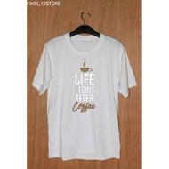 TSHIRT LIFE BEGIN COFFEE