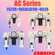 AC2000 AC3000 AC4000 AC5000 FILTER+REGULATOR+OILER (3FRL) (Auto Drain) ′′KAWASHO′′