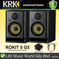 KRK ROKIT 5 G5 Powered Active 5 Inch Two Way Studio Monitor Speaker - Black (RP5G5)