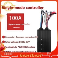 [Hot-Sale] Ebike Sine Wave Controller 48V-72V 5000W 100A with Light UKC1 LCD Display Brushless 5000W