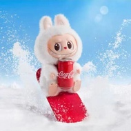 [รุ่นมาตุภูมิ] popmart ฟอง Mate labubu labubu นั่งปาร์ตี้กล่องผ้ากำมะหยี่ไวนิล