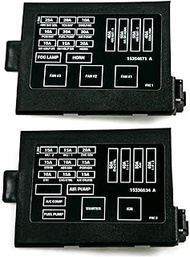 KDFUHRUI Engine Fuse Box Panel Covers & Decals fit for Camaro Firebird LS1 1998-2002, HT12176310-2