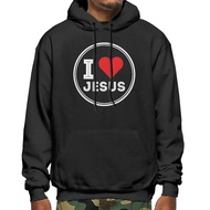 JKfnme81HBllbj53  Jesus Love Me Men'S Pullover Hoodie For Spring, Fall And Winter
