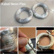 KABEL TUNGGAL INSTALL NEON FLEX LED STRIP TRANSPARENT WIRES