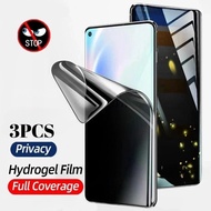 Realme8i 8s 8 7i 7 6i 6s 6 3pcs Anti Spy Privacy HD Clear Hydrogel Film For Realme 8i 8s 8 7i 7 6i 6