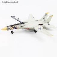 [Brightnessdin] 1:72 Scale F-14 Tomcat Fighter Jet Model - White & ABS Plastic Aircraft With Detaile