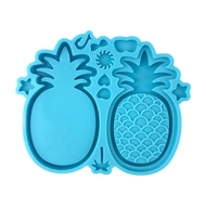 Quicksand Pineapple Epoxy Resin Mold Handheld Game Shaker Pendant Keychain Silicone Mould DIY Craft Jewerly Casting Mold