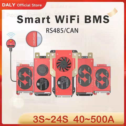 Daly Smart BMS 4S Lifepo4 12V 8S 24V 16S 48V 20S 60V 60A 100A 150A 200A 250A 300A BMS CANBUS RS485 3