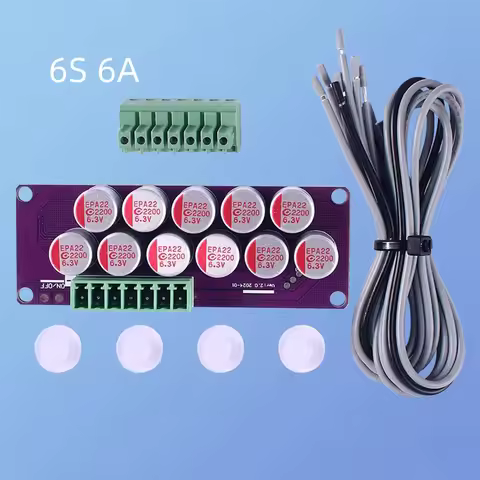 6A Active Equalizer Whole Group Balancer Lifepo4 18650 Lithium Battery Energy Transfer 4S 6S 17S Equ