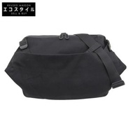 Cote & Ciel - 成色極佳的松鼠毛環保紗線斜背包/單肩包，男士，黑色