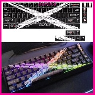 Auro Side Print Backlit Keycaps Objection Sustained Theme for 68 67 65 61 60 Mechanical Keyboards 74