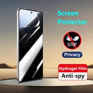 Anti Spy Hydrogel Film For vivo iQOO 13 12 11 10 Z9s T3 Pro Z9 Turbo Plus Lite Z9x Z8x Z8 V40e 9T Y2