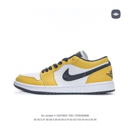 NK-AJ 1 Low GS "white/black/pink" AJ1 a generation of basketball sneakers Low cut culture Retro clas