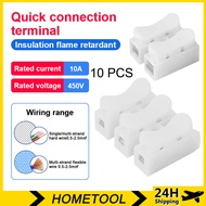 10pcs 2pin 3pin  Connector Fast Wire Connector Clip Electrical Cable Connector Wire Terminal Connect