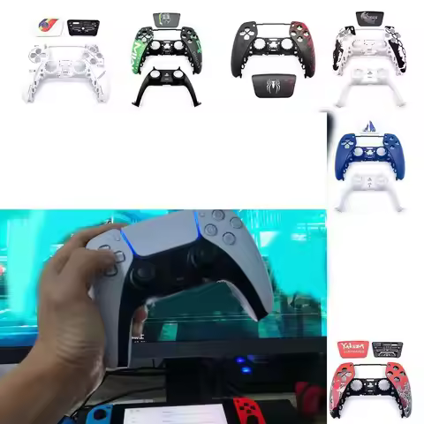 Replacement Housing Shell for PS5/Playstation 5 Controller Faceplate Gamepad Cover