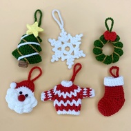 Knitting Christmas Tree Christmas Decoration Accessories diy Wool Needle Pendant Pendant Styling Cre