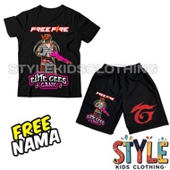Children's T-shirt Set Children's Pants Character Sg Rapper Elite Cees Gank FREE Name/Children's T-s