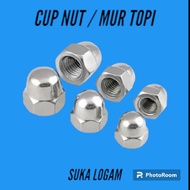 CAP NUT / CUP NUT M4. Stainless Steel 304 A2-70. Key 7