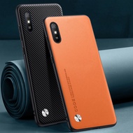 For Xiaomi Redmi 9A 9i Shockproof Luxury Matte PU Leather Cover Business Case