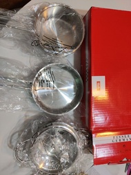 Fissler 三件小鍋 stainless cook set