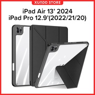Dux Ducis Leather Case iPad Air 6 13' 2024 / iPad Pro 12.9'(20/2021/2022), MAGI SERIES, Pen Slot, Au