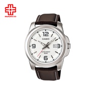 Casio General MTP-1314L-7AV Dark Brown Leather Band Men Watch